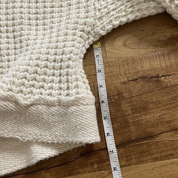 Womens Free people FP knit top ribbon back size large l beige - Picture 7 of 7